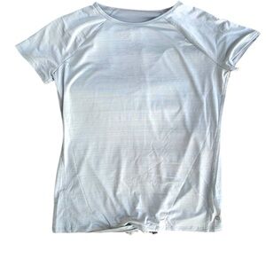 Avia girls XL light gray short sleeve tech tee shirt NWT